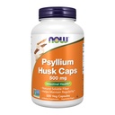 AHORA Suplementos Alimentarios, Psyllium Husk Caps 500 mg, Proyecto No GMO Verificado, Fibra Soluble Natural, Salud Intestinal*, 500 cápsulas Veg