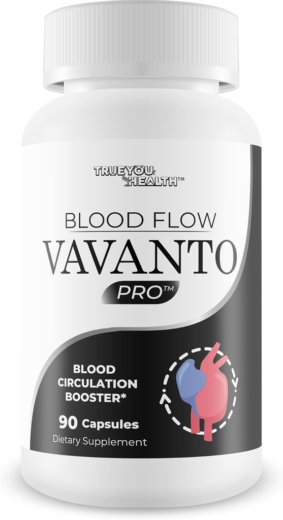 Flujo de sangre Vavanto Pro - Nuestra mejor circulación de sangre Booster - Cuidado de flujo de sangre del mens - Nuestra mejor ayuda para el flujo de sangre - píldoras de flujo de sangre - Max Blood Flow Vavanto Growth Circulation