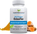 Organic Curcuminoids Osteoflex - Natural Turmeric & Bioperine for Optimal Absorption and Maximum Joint Support. 60 Capsules, 30-Day Supply