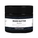 Detroit Grooming Co. Butter de barba para hombres ← Softens, Thickens & hidratos con aceite de girasol " Mantequilla de mandioca  durable Black Scent, 4oz
