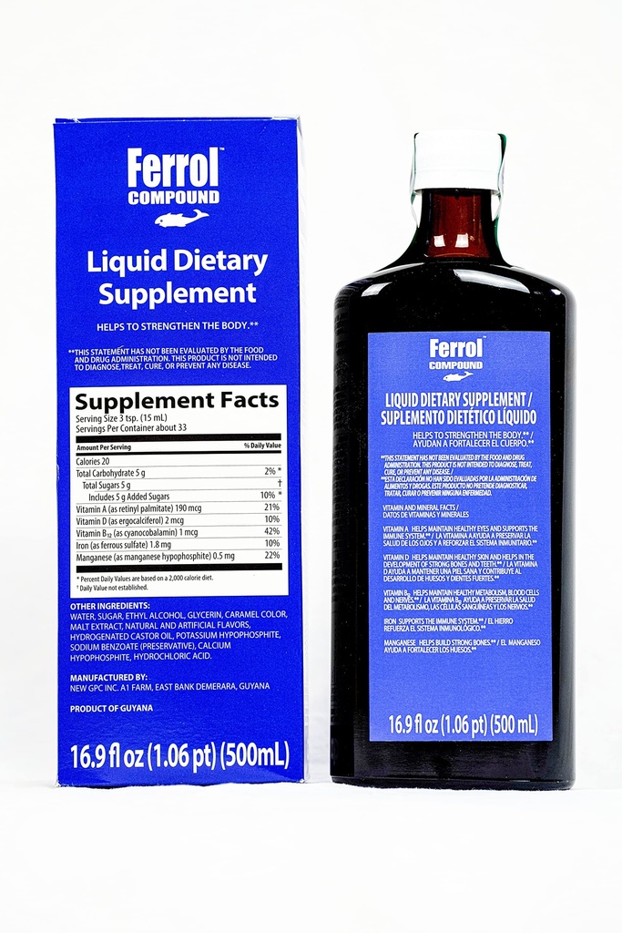 Compuesto - Suplemento dietético líquido 16.9 fl oz