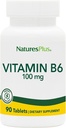 Naturalezas Plus Vitamina B6 100 mg - Vegetariano, Gluten Gratis - 90 Tabletas, 90 Serviciones
