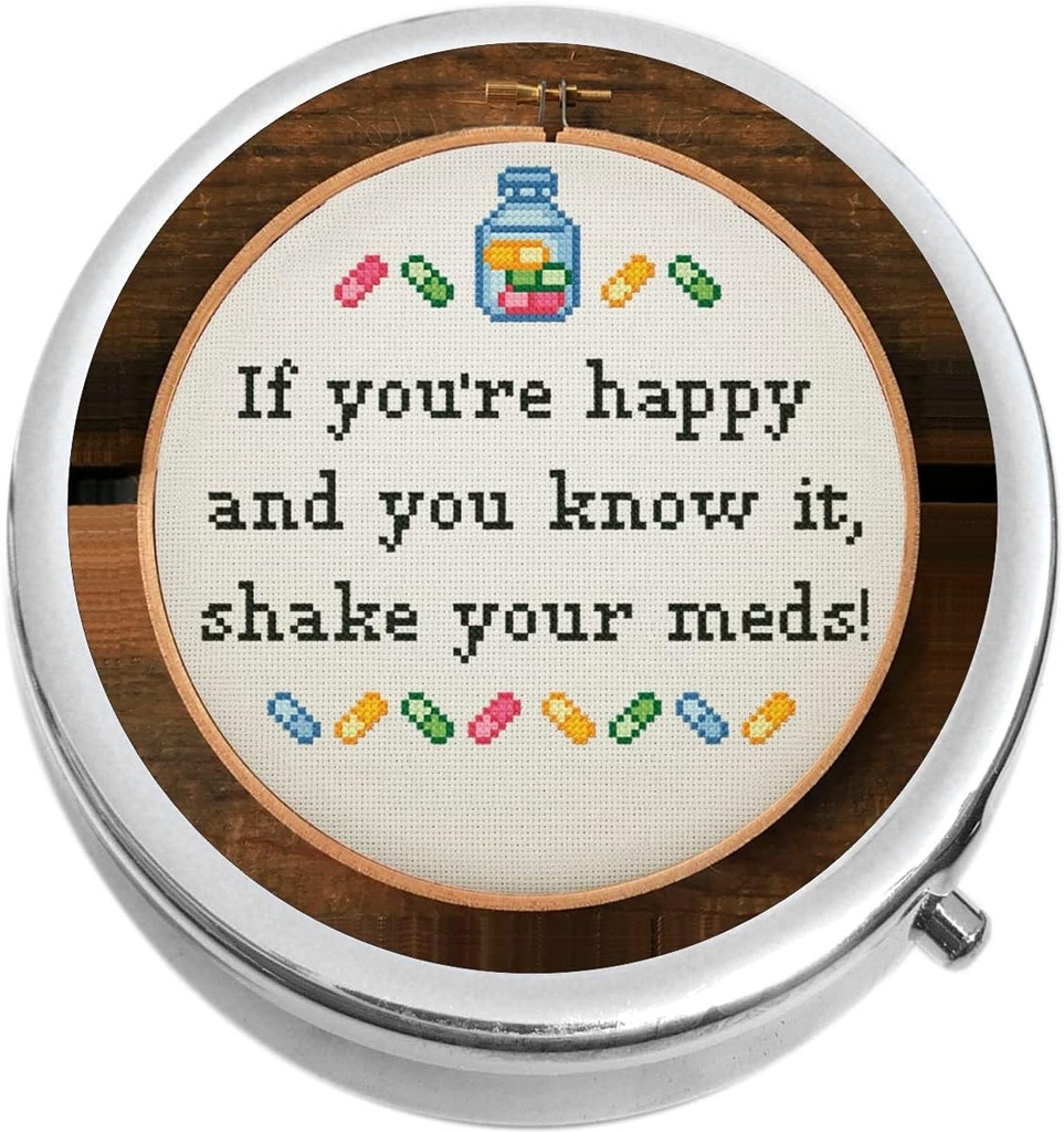 Si eres feliz y lo sabes afeitar tu caja de pastillas de medicina de medicamentos