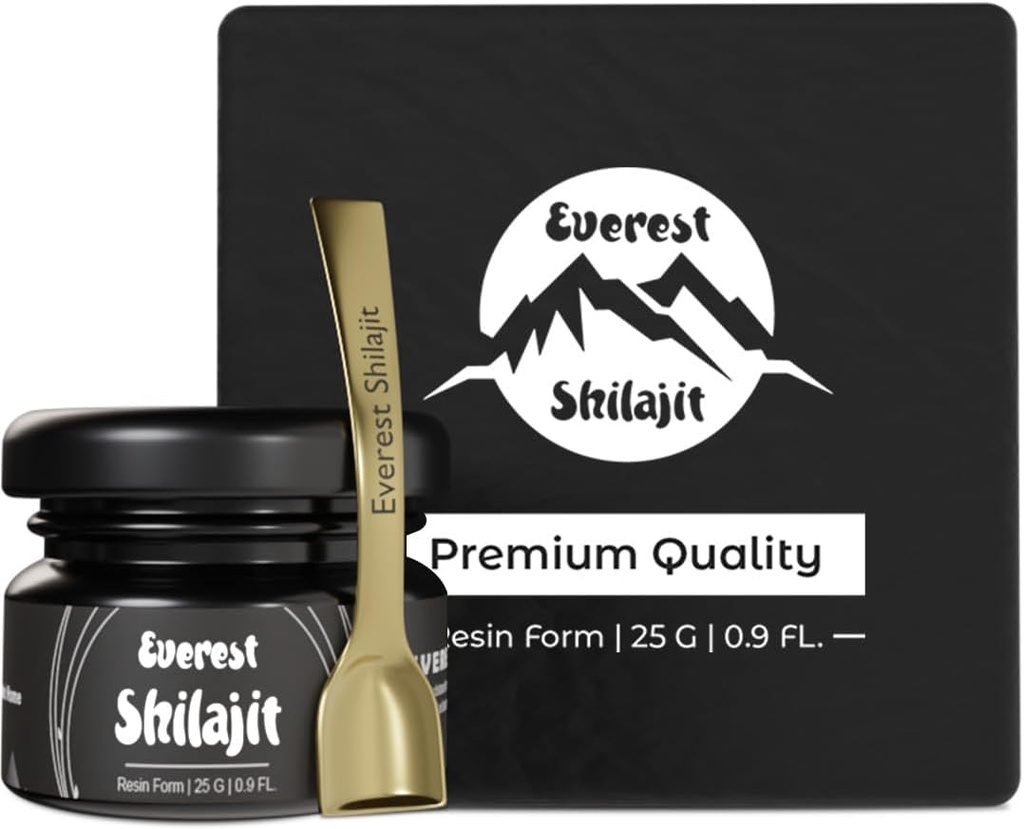 Pure Shilajit Resin High Potency Gold Grade for Men & Women| 85+ Trace Minerals Shilajit | Nepal's Shilajit with Natural 75% Fulvic Acid & Trace Minerals with Lab Test Reports | 50 Servings, 25 GM