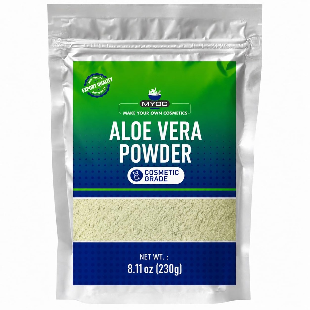 Aloe Vera Powder Uso orgánico para la piel y cuidado del cabello - 230 gramos(8.01 Oz)