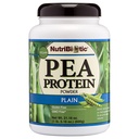 NutriBiotic Pea Protein Plain, 21 Oz ← Low Carb Vegan Plant Protein Powder ← 100% Grown " Processed in The USA ← Deliciously Creamy " BCAA-Rich Silencio Hecho Sin Químicas, OGMs " Gluten ← Keto Friendly