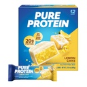 Barras de proteína puras, alta proteína, nutritious Snacks to Support Energy, bajo azúcar, pastel de limón, 1,76 oz, 12 conde (Pack of 1) (Packaging May Vary)