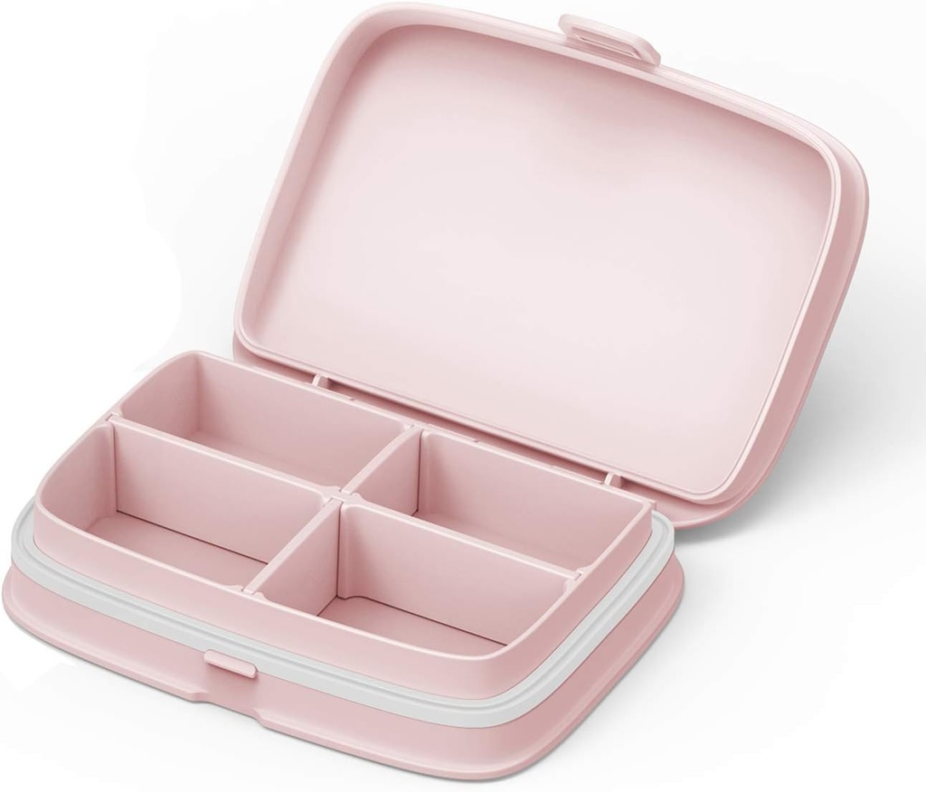 Slim Pill Case - Organizador portátil de píldoras con elementos extraíbles - Leakproof Pill Holder for Daily Medication