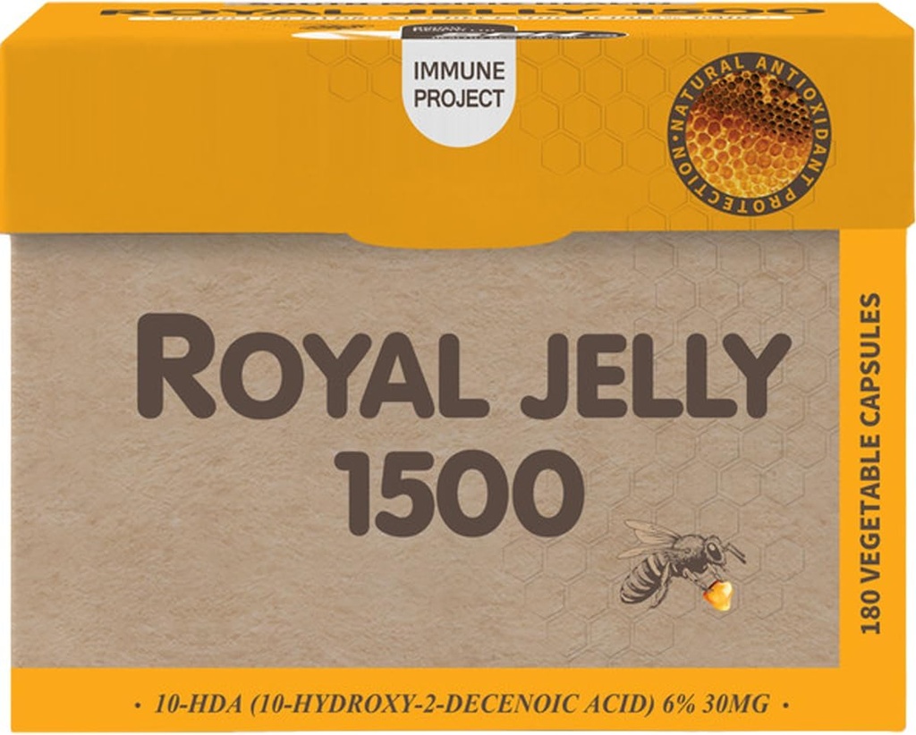 SPH 100% pura jalea real 1500 (10-HDA 6% 30mg) 180 cápsulas (1)