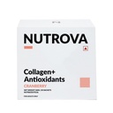 NUTROVA Collagen+Antioxidants Suplemento - of Marine Collagen Powder for Men &amp; Women,Increas Skin Hydration,Reduces Skin Damage,Supports Healthy Skin,Hair &amp; Nails,Cranberry, 1 count,30 Servings
