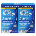 Osteo Bi-Flex Ease Acción Triple Avanzada con Suplementos Conjuntos de Vitamina D, Mini-Tablas, 28 Cuenta, Pack de 2