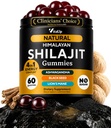 Himalayan Shilajit Gummies for Men &amp; Women - Pure Shilajit for Men Gummies - Sugar Free Gummy Supplements with Fulvic Acid - Healthy Aging, Immune & Energy Support - 60 Count