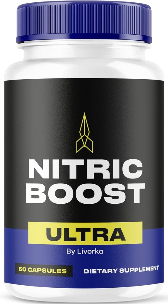 LIVORKA Nitric Boost Ultra Powder Ahora en Capsules, Advanced Formula - 60 Cuenta por 1 Mes