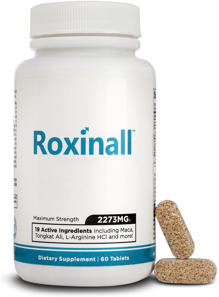 Stamina Pills for Men - Made with L Arginine & Maca - Enhance Performance & Endurance, Build Stamina Feel Stronger, 60 Capsules