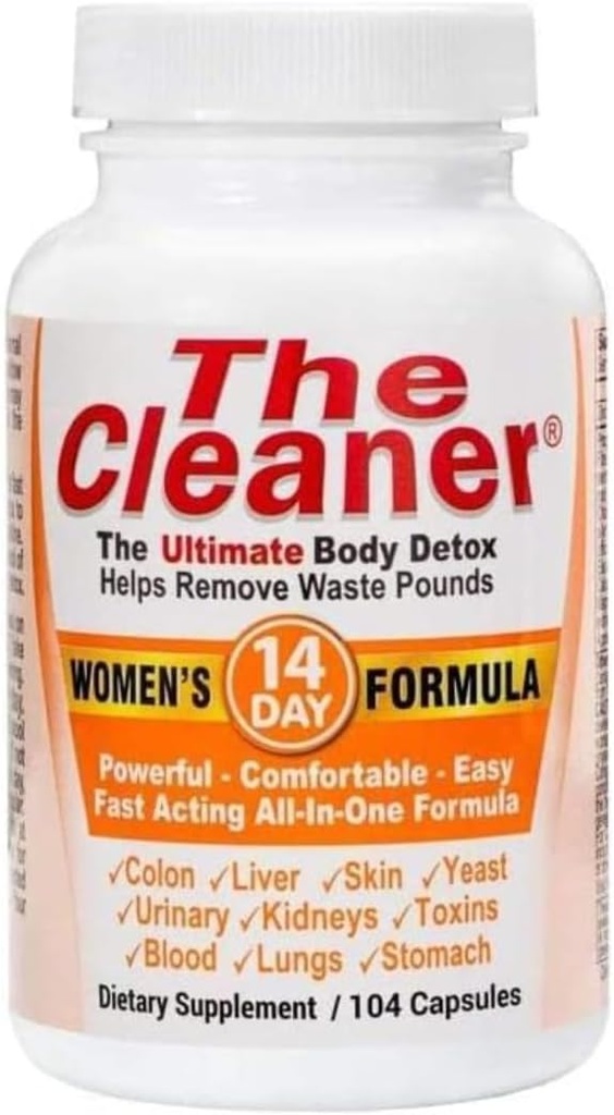 El suplemento de 14 Day Formula de Mujeres Limpias, 104 cápsulas, potente, cómodo, fácil y rápido funcionamiento de la Fórmula