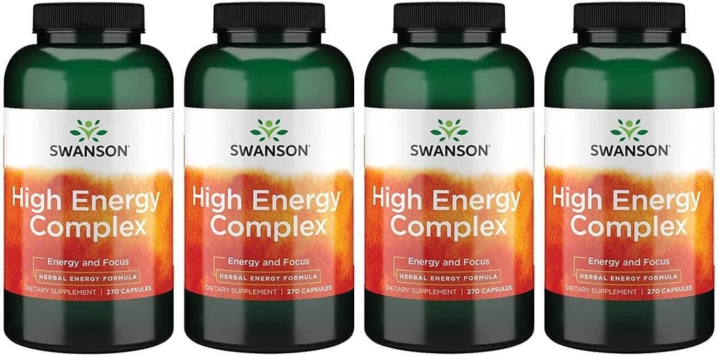 Swanson Ultra High Energy Complex 270 cápsulas (Pack of 4)