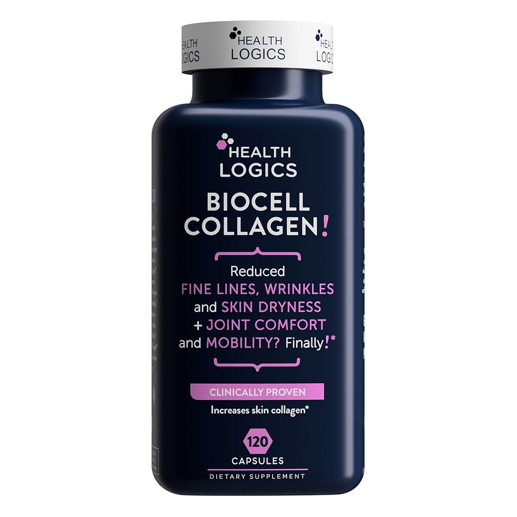 Health Logics BioCell Collagen Joint and Skin Care 120 Capsules