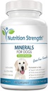 Minerals for Dogs, Support Cells & Nerves, Fortify Bones & Muscles, Promote Overall Health with Calcium, Phosphorus, Magnesium, Potassium, Selenium, Iron, Zinc, 120 Chewable Tablets
