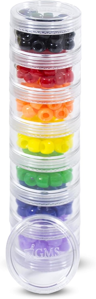 Organizador de píldoras de 7 días - Caja de píldoras fijas - Tablas pequeñas y suplementos de vitaminas - Mantener su medicina diaria semanal organizada en un lugar - pequeño - claro