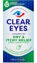 Ojos claros Ojos secos y picante Ojo de alivio gotas, 0,5 Fl Oz
