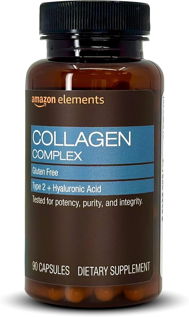 Complejo de Elementos Collagen con ácido hialurónico, 90 cápsulas, 3 mes de suministro