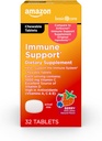 Cuidado básico - Suplemento de apoyo inmunitario, Tablas de cereza, excelente fuente del cuerpo-sol esencial Vitamina D, 32 Cuenta