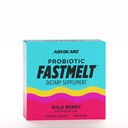 AdvoCare Probiotic Fastmelt - Premium Dietary Supplement for Gut, Immune System & Heart Health Support* - Wild Berry, 30 Stick Packs