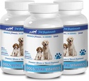 Dog Muscle Builder Supplements - Ultra Vitamins for Dogs - Chews - Powerful Formula - Mineral Complex - Dog Calcium Chews - 270 Treats (3 Bottles)