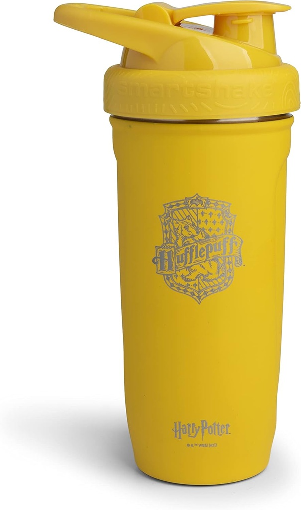 Smartshake Reforce Acero Inoxidable Harry Potter Hufflepuffs Shaker Bottle (900 ML /30oz)