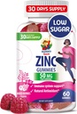 Zinc Gummies for Adults - Zinc Chewable Gummy for Immune Support - Powerful Natural Antioxidant Non-GMO Supplement for Children Men Woman Adults