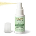 Rocia de garganta de abeja Lovita Propolis, 18% Bioflavonoides, Sin alcohol, Soporte Inmunitario, Aceite de garganta, Antioxidante, Sabor suave, 1 Fl Oz (Pack of 1)