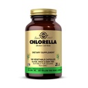Solgar Chlorella - 100 cápsulas vegetales - Absorción máxima - No GMO, Vegan, Gluten Gratis, Kosher - 100 piezas