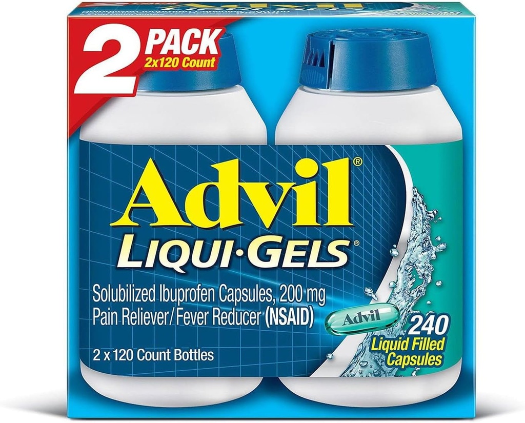 Advil Liqui-Gels (2pk, 120 Conde)