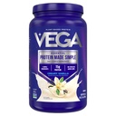 Vega Protein Fabricado Simple Protein Powder, Vainilla - Stevia Gratis, Vegan, Planta Basada, Saludable, Gluten Gratis, Pea Protein for Women and Men, 2.2 libras (Packaging May Vary)