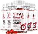 (5 Pack) Vital Grow XL Male Gummies - Hombres Performance Gummies 1050MG Vital GrowXL Blend, Vital Growth Gummy Advanced Formula, 300 Gummies durante 5 meses