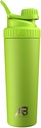 AeroBottle Cryo Shaker Cup, Acero Insonorizado Botella de Agua y Proteína Shaker, Mezcla Proteína y Pre Workout Con Tecnología de Mezcla Turbulenta, Sin bola de Blending o Wisk, 26oz, Eco Shock Green