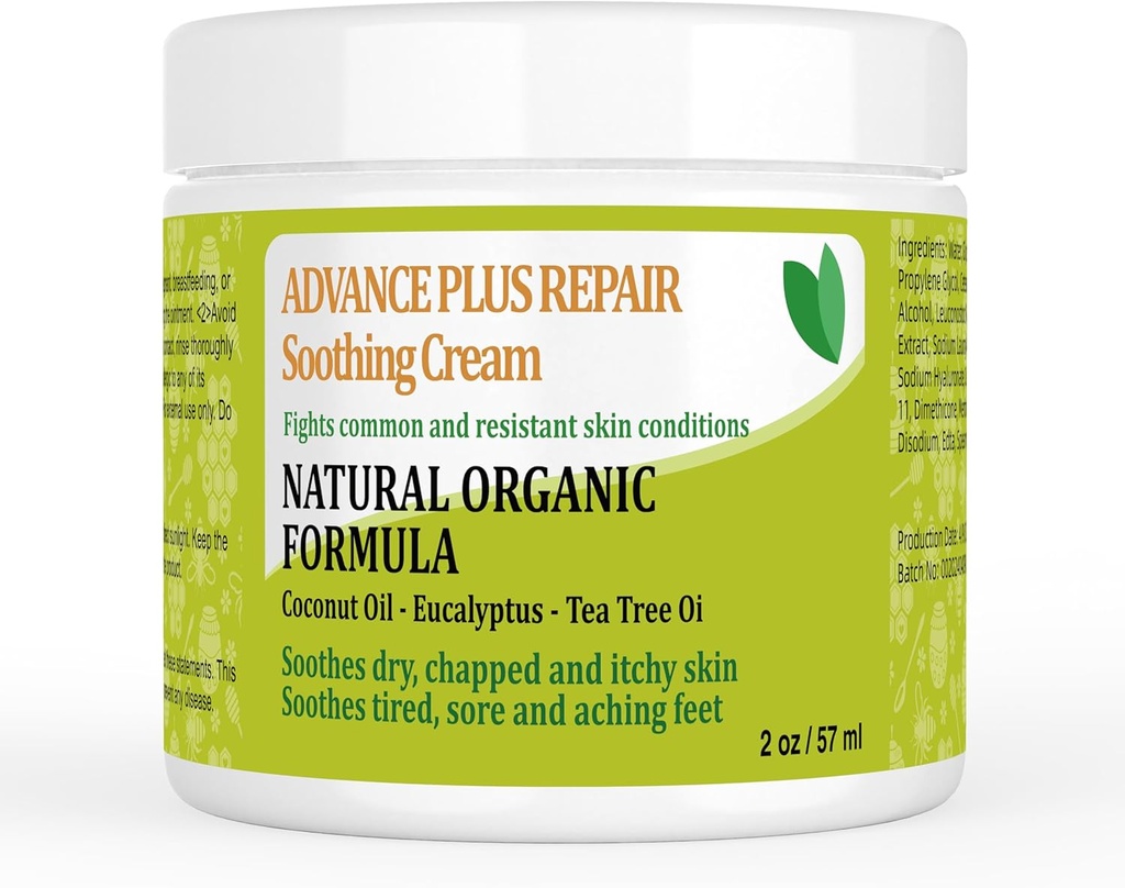 Heat Rash Cream, with Organic Manuka Honey and Tea Tree, Eczema Cream, for Men & Women, Children, Adults, soothes Nappy Rash, Anal Itch, relieves Soreness, Non-irritating Sensation
