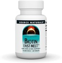 Fuente Naturales Biotin Fast Melt, Hair Skin and Nail Support*, 10,000 mg - 60 Fast Melt Tablets