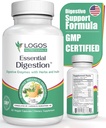 Digestión esencial 90 Veggie Caps - Enzymes Digestivos para mejorar la salud digestiva y Gut y aliviar los problemas digestivos - para hombres y mujeres