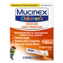 Congestión de pecho infantil Mucinex expectorante y tos sopresiva Mini-Melts, Orange Cream, 12 Conde (Paquete May Vary)