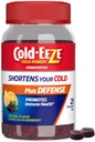 Cold-EEZE Plus Defense Natural Citrus " Elderberry Zinc Chewable Gels, Homeopathic Cold Remedy, Shortens Common Cold Symptoms, Promotes Immune Health with Sambucus Nigra, Echinacea &amp; Rose Hips, 25 Ct