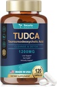 Totaria TUDCA Bile Salts Liver Support Suplemento 1200mg, 120 Capsules, 1200mg Por Serving, Liver and Gallbladder Support Suplemento, Calidad Premium