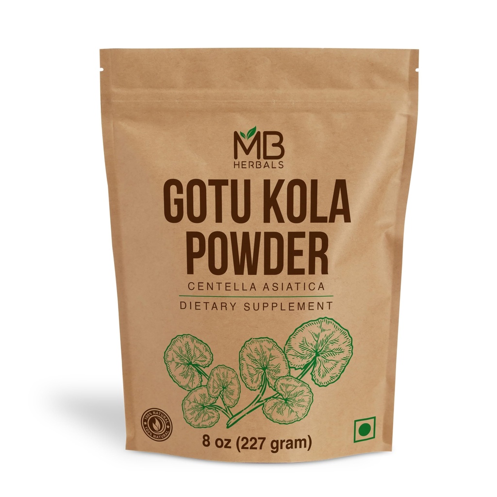 MB Herbals Gotu Kola Powder 8 oz (0,5 lb / 227 Gram)