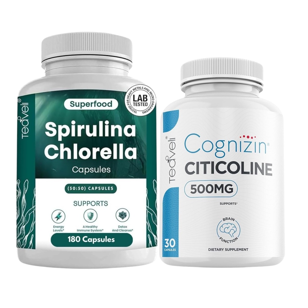 Teaveli Citicolina con cloro de espirulina