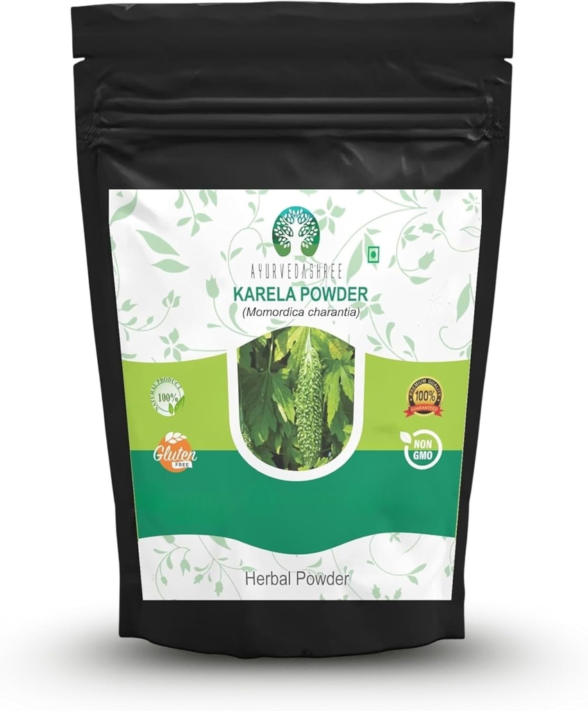 Bitter Melon Powder 200 Gm I Momordica Charantia/Karela Fruit Powder I Ayurvedic herb I Support Liver Function I Herbal Supplement I Supports Skin and Stomach