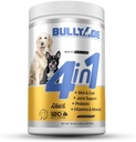 4 en 1 - Probiótico, Soporte Conjunto, Carne " , Mandíbulas suaves multi-Vitamin para perros, 16.9 oz