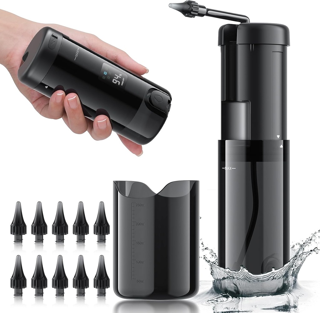 Ear Wax Removal - Electric Ear Cleaner, Ear Cleaning Kit with 5 Pressure Modes, Safe and Effective Ear Cleaning Tool, Ear Irrigation Flushing System with USB Rechargeable