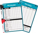 GoSports Dry Erase Rollzee and Farkle Scoreboard - Giant Size with 2 Pens