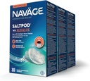 Navage SaltPod w/ Alkalol (3 30-Packs) - Exclusively Designed for Navage Nasal Rinse - Sinus Rinse Alkalol Pods for Fast Relief (90 SaltPod Refills)