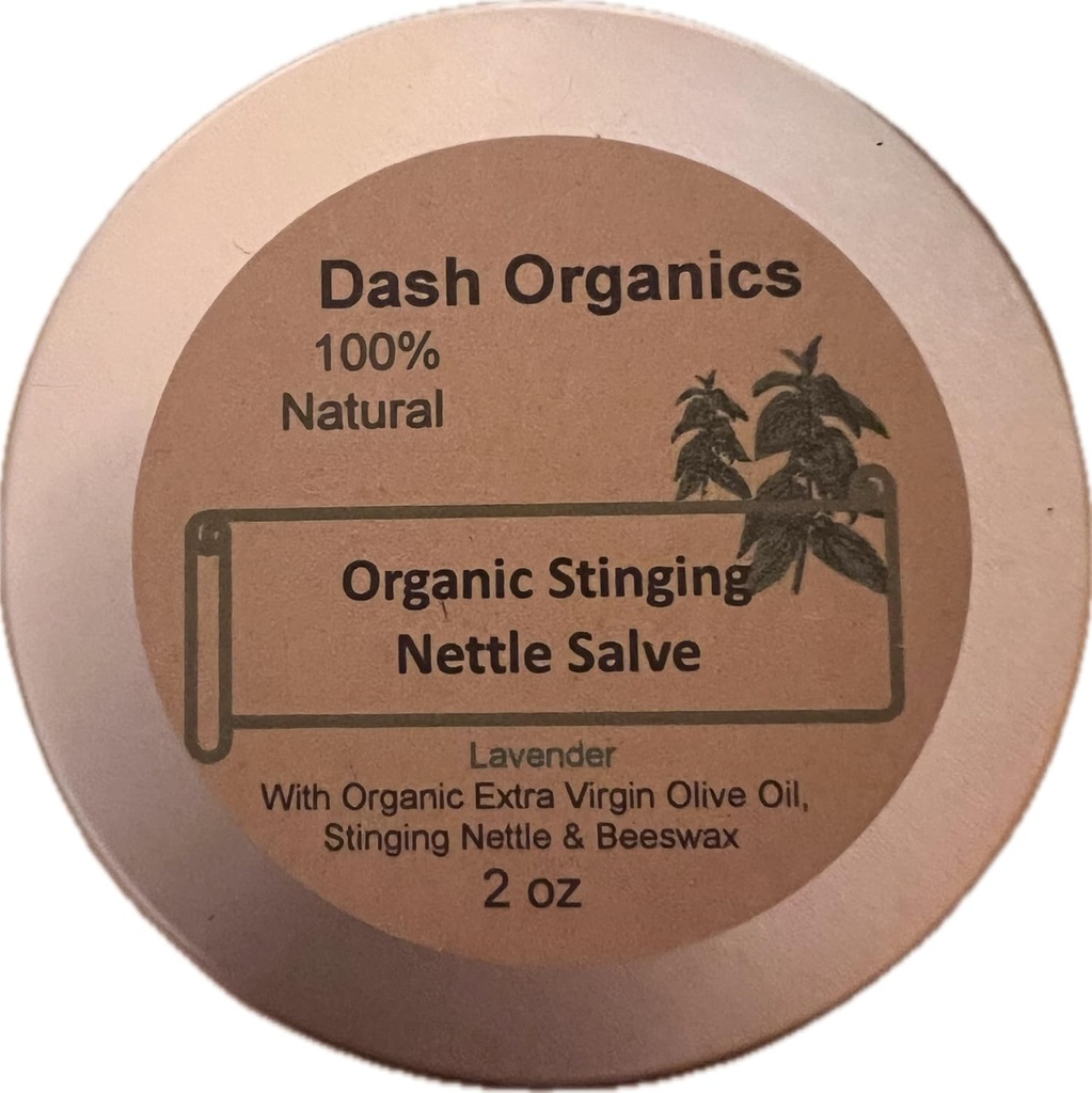 Orgánica Salve de Nettle 2 oz ← Lavender Scented ← Alivio de Dolor Conjunto Antiinflamatorio con Aromaterapia Calmante